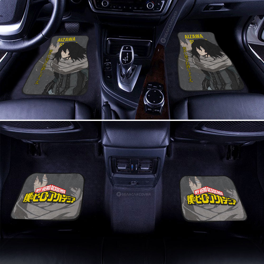 Aizawa Shouta Car Floor Mats Custom My Hero Academia Car Accessories Gifts For Anime Fans