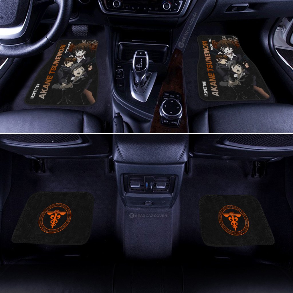 Akane Tsunemori Car Floor Mats Custom Psycho-Pass Anime Car Accessories