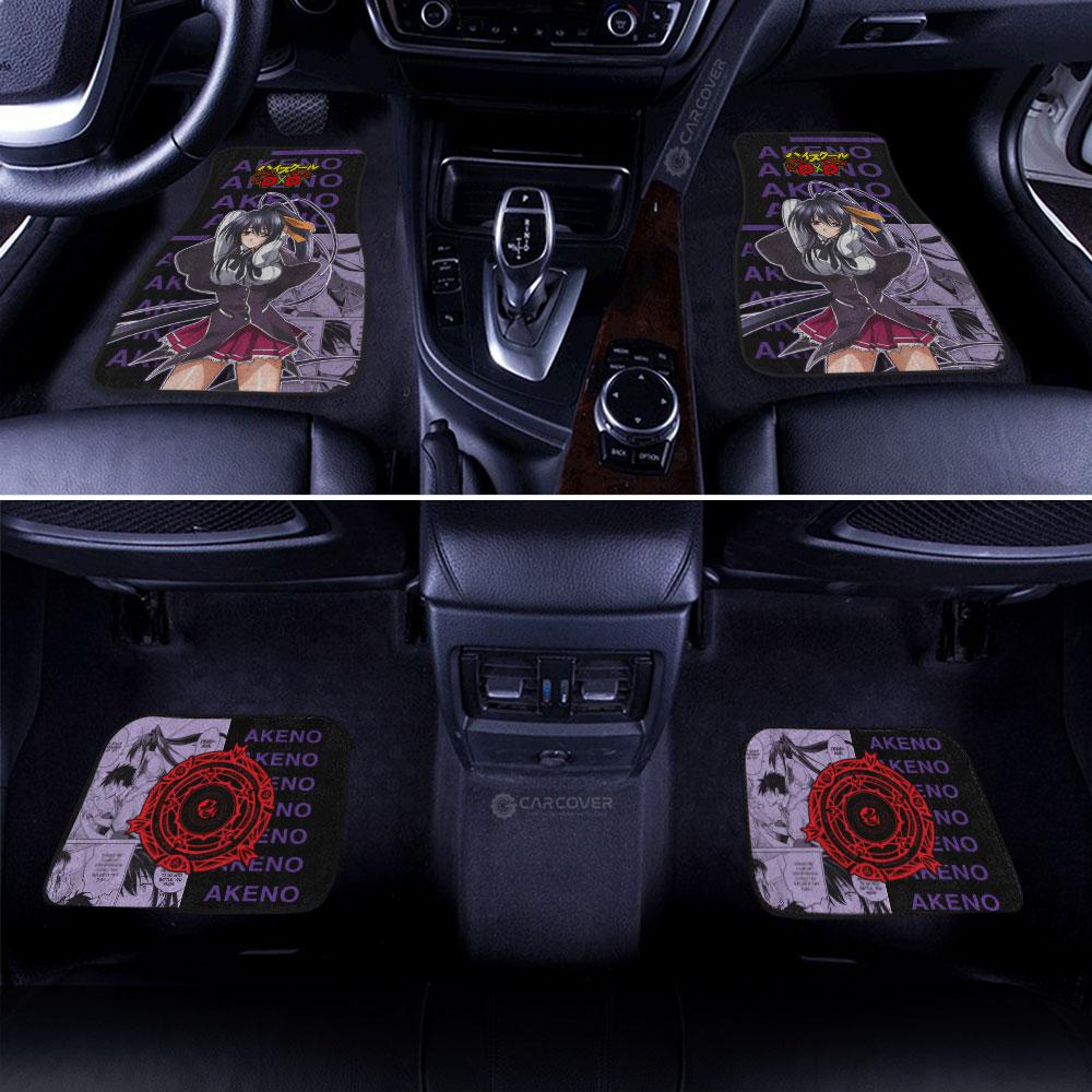 Akeno Car Floor Mats Custom High School DxD Anime Car Accessories