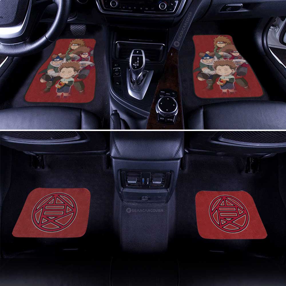 Akimichi Chouji Car Floor Mats Custom Anime Naruto Car Accessories For Fans