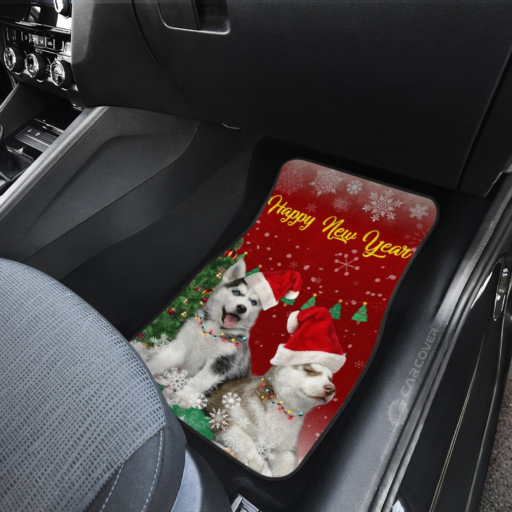 Alaskan Malamutes Car Floor Mats Custom Dog Car Accessories Christmas 2021
