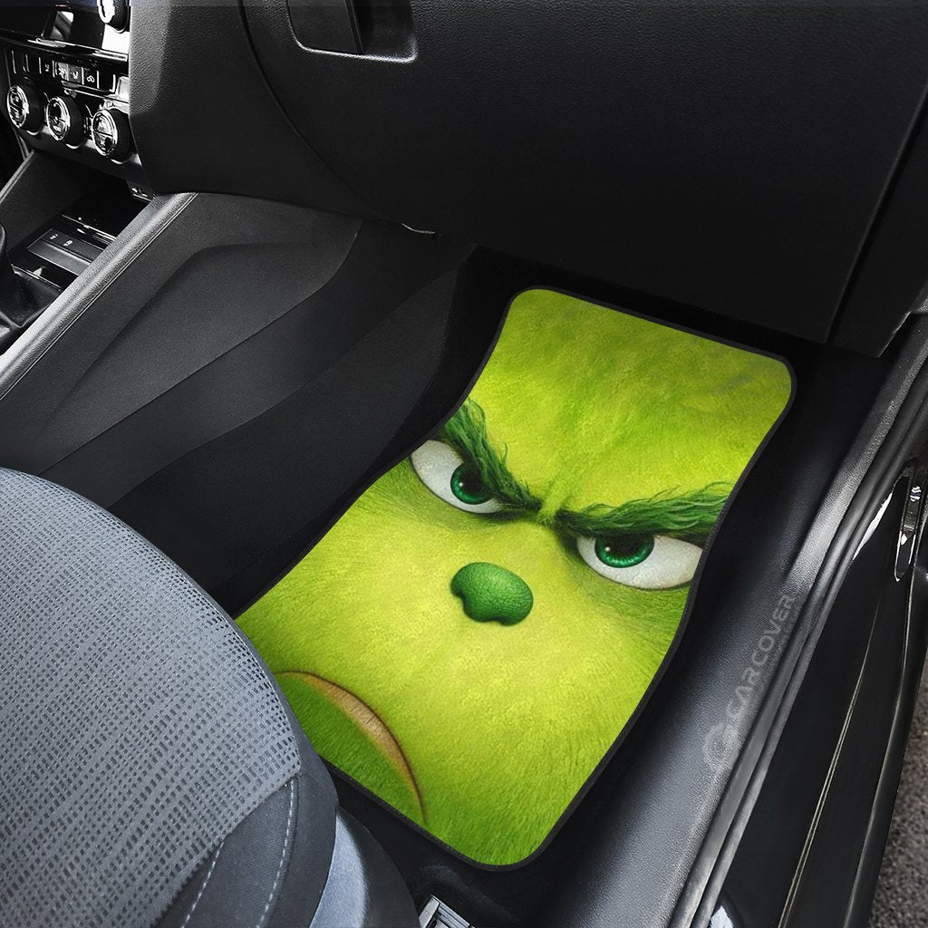 Angry Grinch Car Floor Mats Custom Car Accessories Christmas Decorations