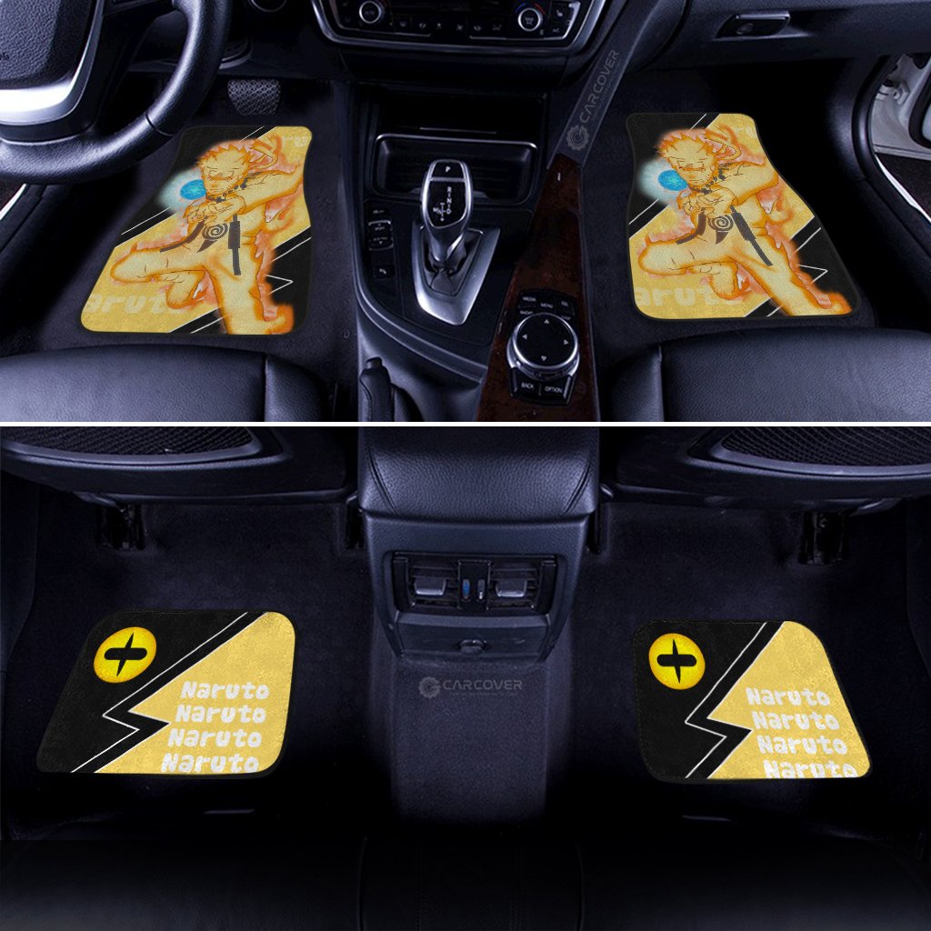 Anime Naruto Bijuu Mode Car Floor Mats Custom Car Interior Accessories