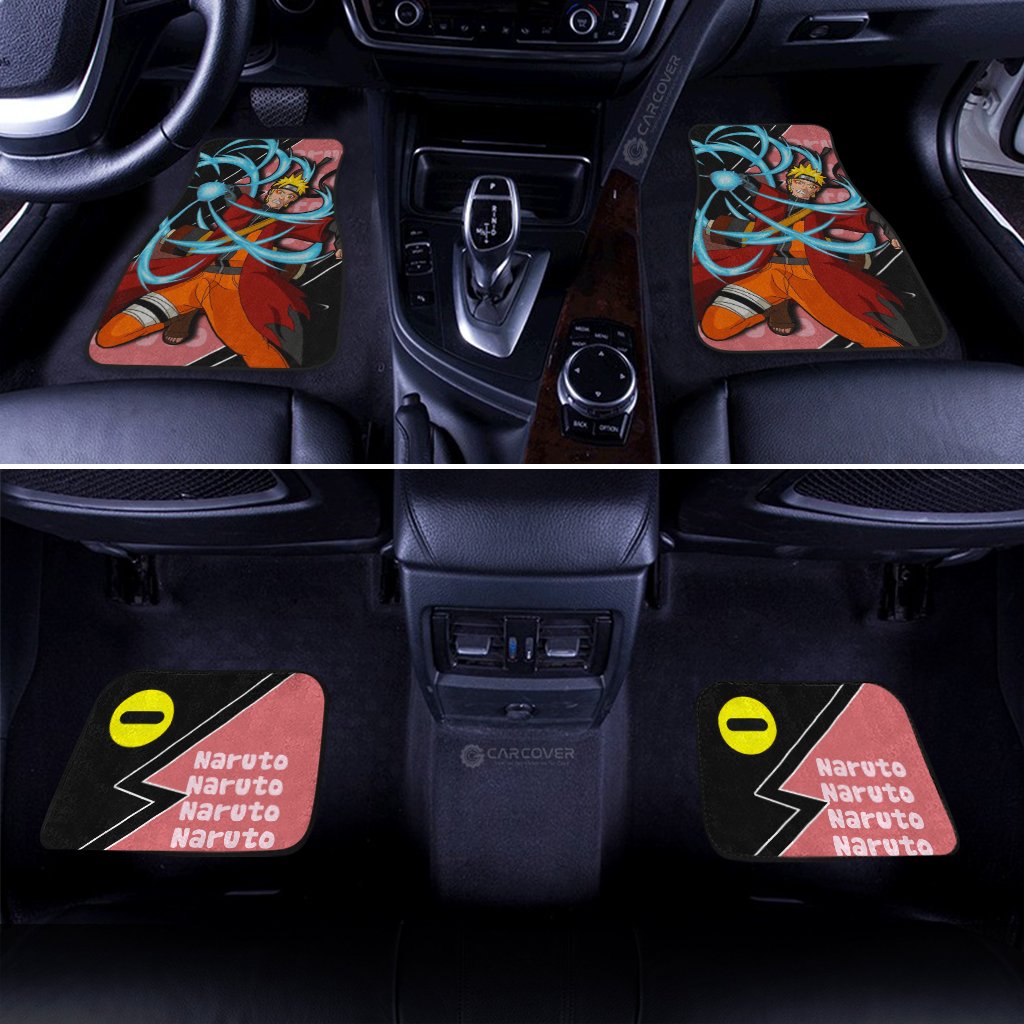 Anime Naruto Sage Rasengan Car Floor Mats Custom Car Interior Accessories
