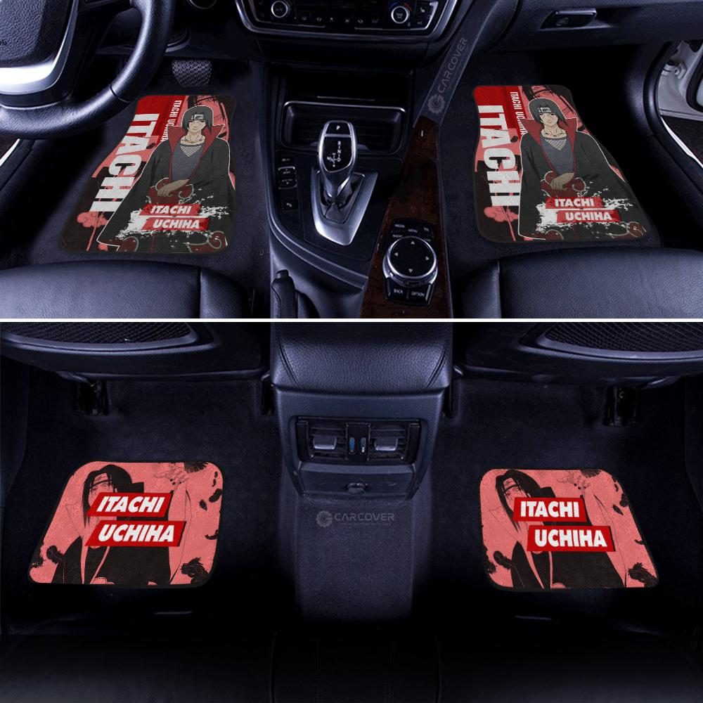 Anime Naruto Uchiha Itachi Car Floor Mats Custom Car Accessories
