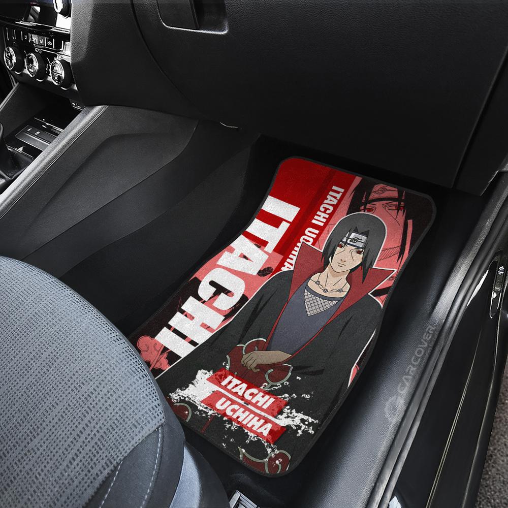 Anime Naruto Uchiha Itachi Car Floor Mats Custom Car Accessories