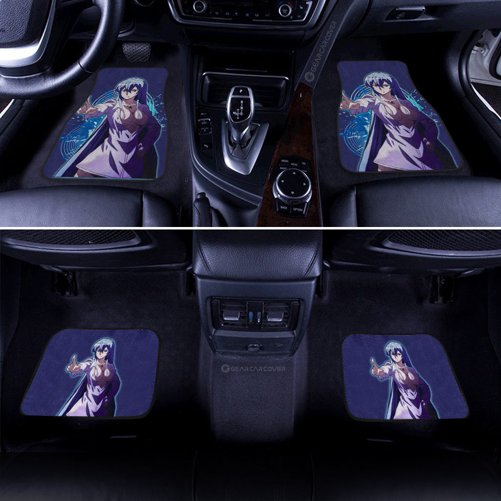 Anime Sexy Girl Esdeath Car Floor Mats Custom Akame Ga Kill Anime Gifts For Fans