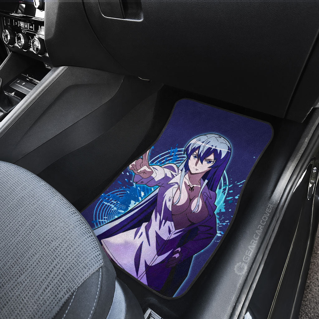 Anime Sexy Girl Esdeath Car Floor Mats Custom Akame Ga Kill Anime Gifts For Fans