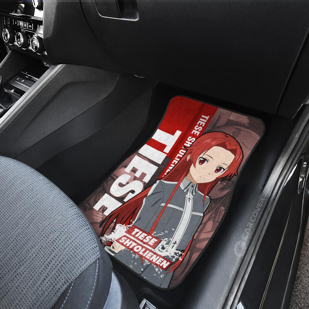 Anime Sword Art Online Tiese Shtolienen Car Floor Mats Custom Car Interior Accessories