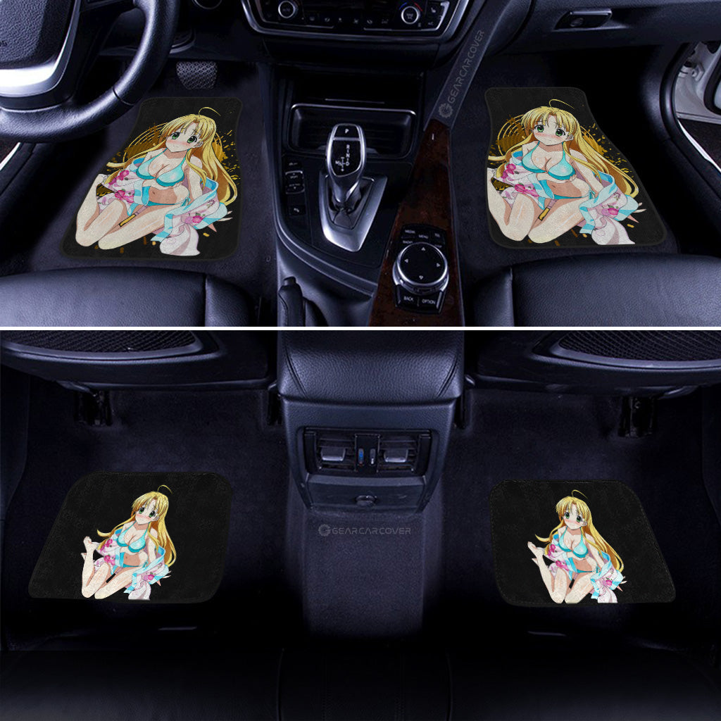 Anime Waifu Girl Asia Argento Car Floor Mats Custom High School DxD Gifts For Fans
