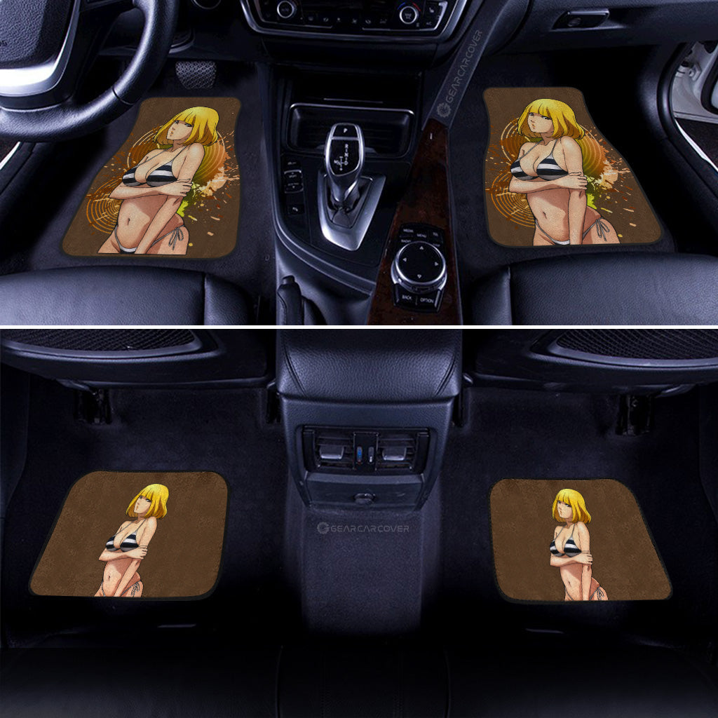 Anime Waifu Girl Hana Midorikawa Car Floor Mats Custom Prison School Car Accessories
