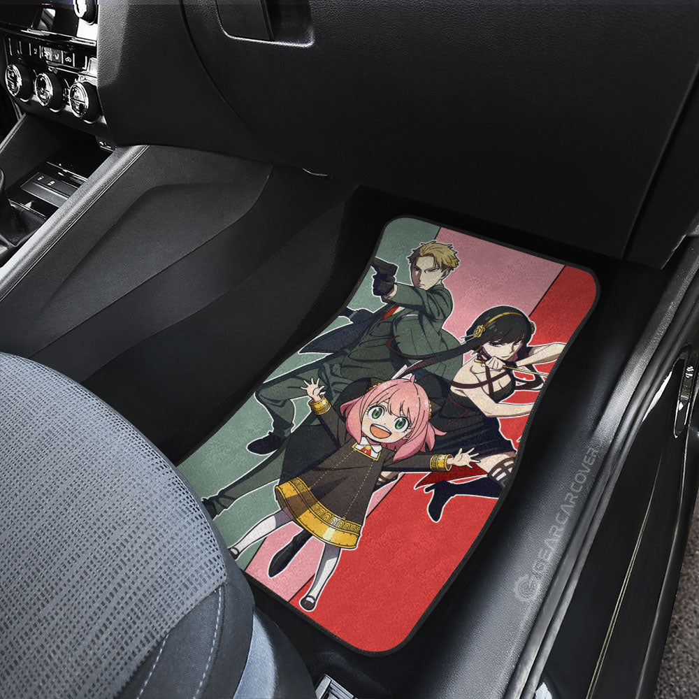Anya Loid Yor Car Floor Mats Custom Spy x Family Anime Car Accessories