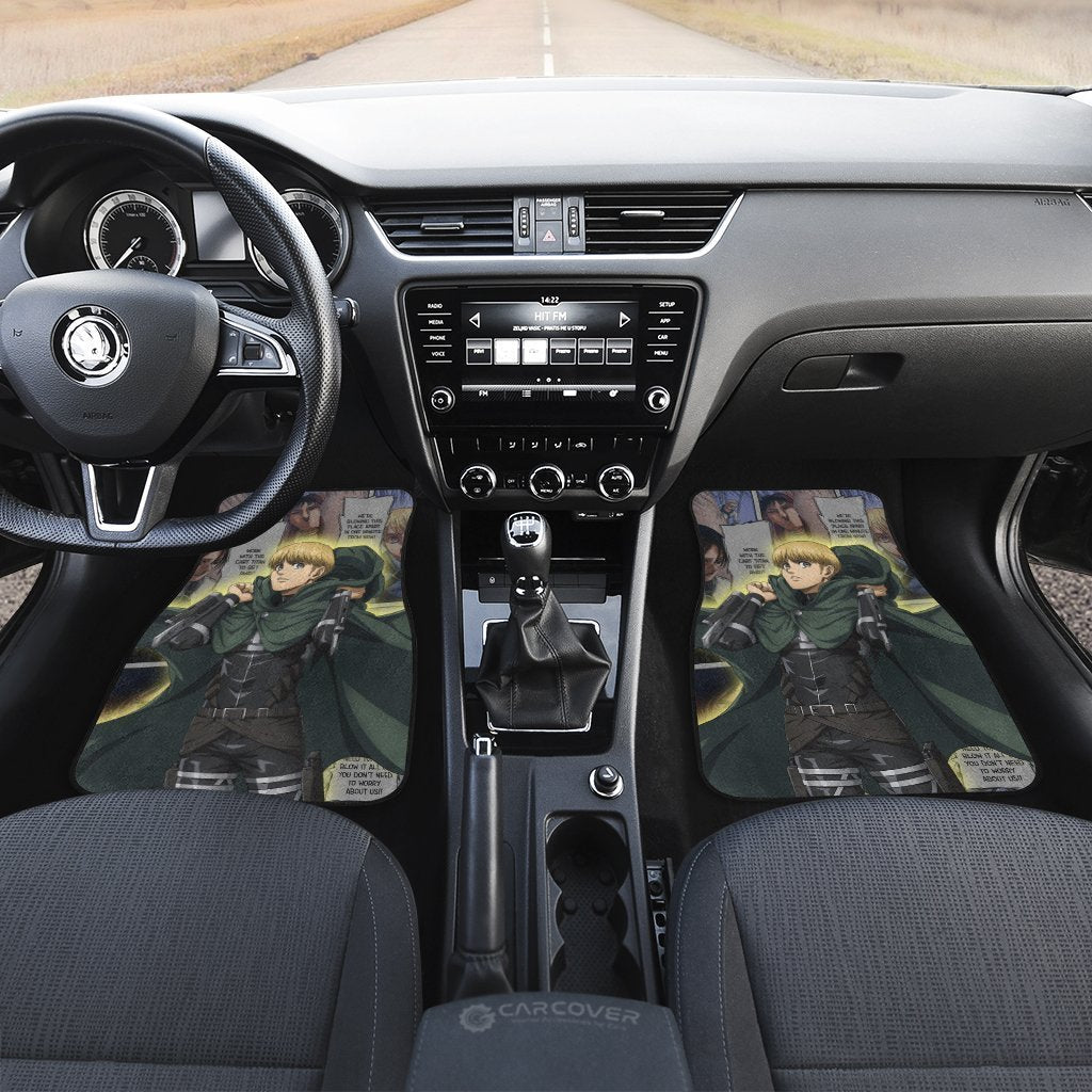 AOT Armin Car Floor Mats Custom Anime Attack On Titan Car Accessories