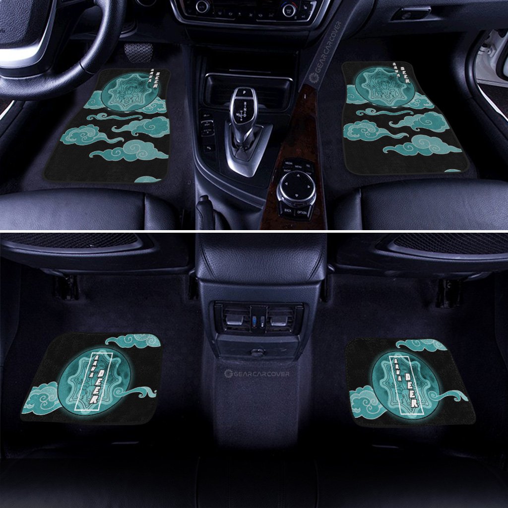 Aqua Deer Car Floor Mats Custom Anime Black Clover Car Interior Accessories