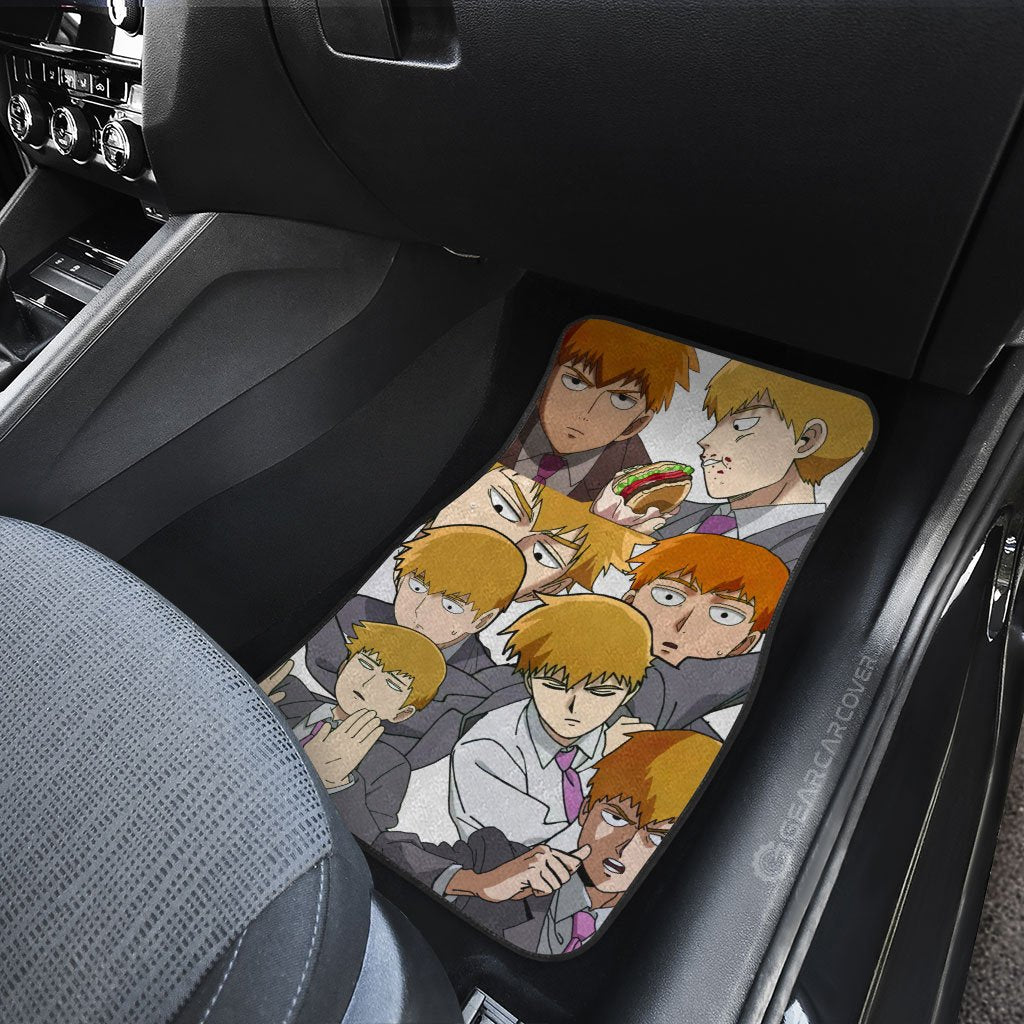 Arataka Reigen Car Floor Mats Custom Mob Psycho 100 Anime Car Accessories
