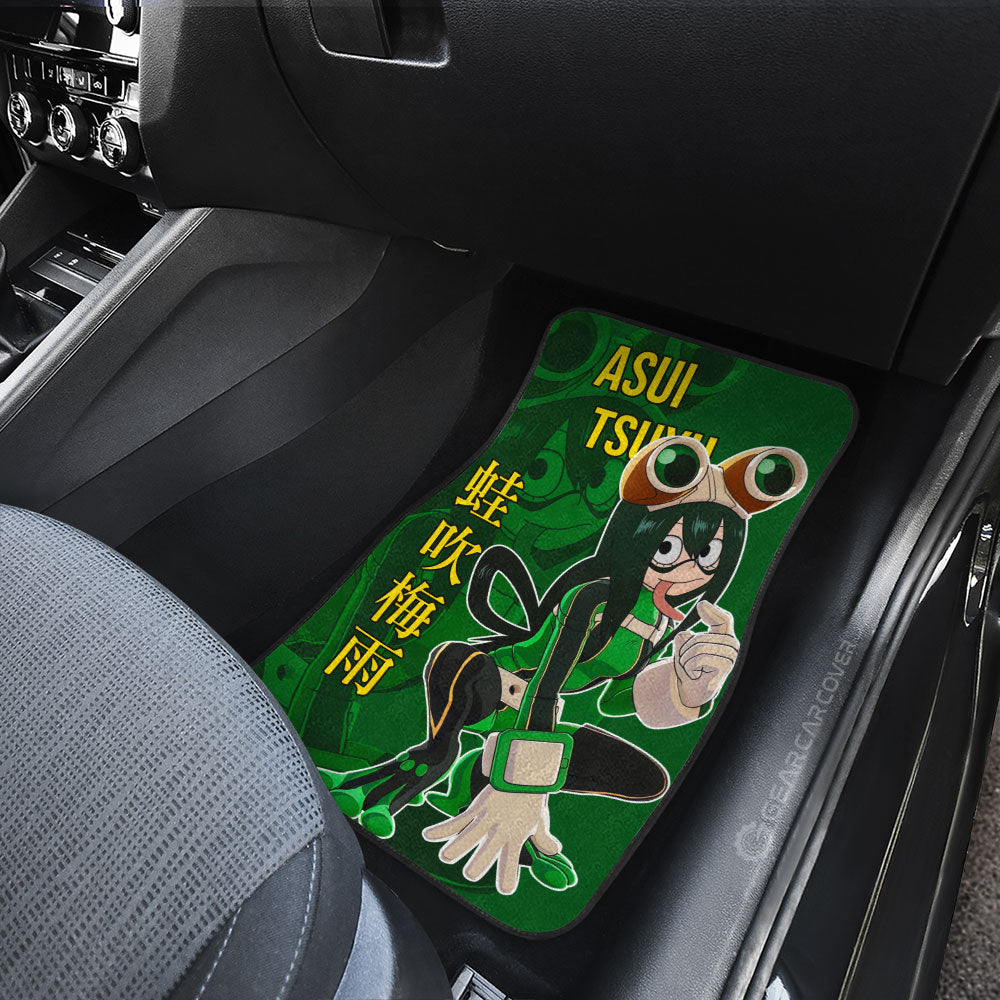 Asui Tsuyu Car Floor Mats Custom My Hero Academia Car Accessories Gifts For Anime Fans