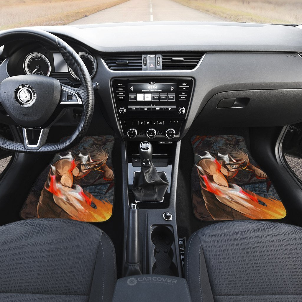 Attack Titan Eren Car Floor Mats Custom Anime Attack On Titan Car Accessories