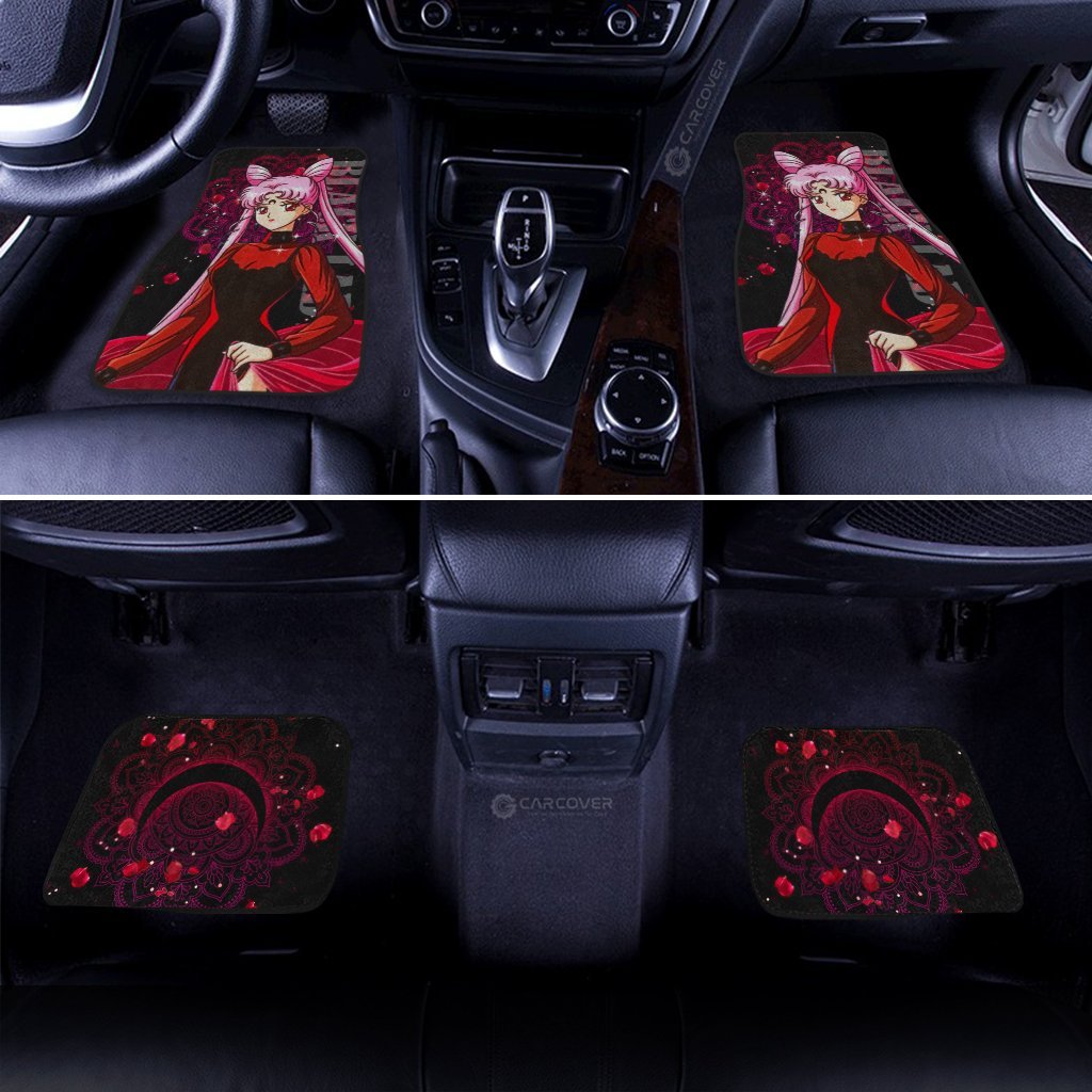 Black Lady Sailor Moon Car Floor Mats Custom Anime Car Accessories