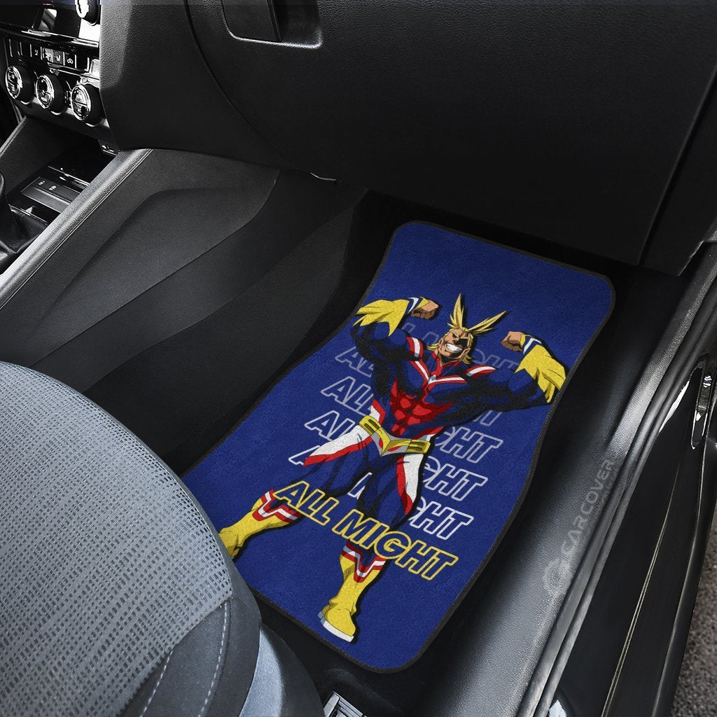 BNHA All Might Car Floor Mats Custom Anime My Hero Academia Car Accessories