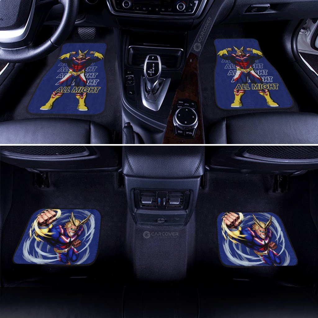 BNHA All Might Car Floor Mats Custom Anime My Hero Academia Car Accessories