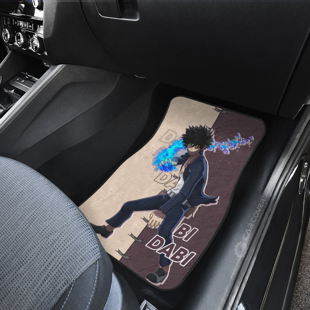BNHA Dabi Car Floor Mats Custom Anime My Hero Academia Car Accessories