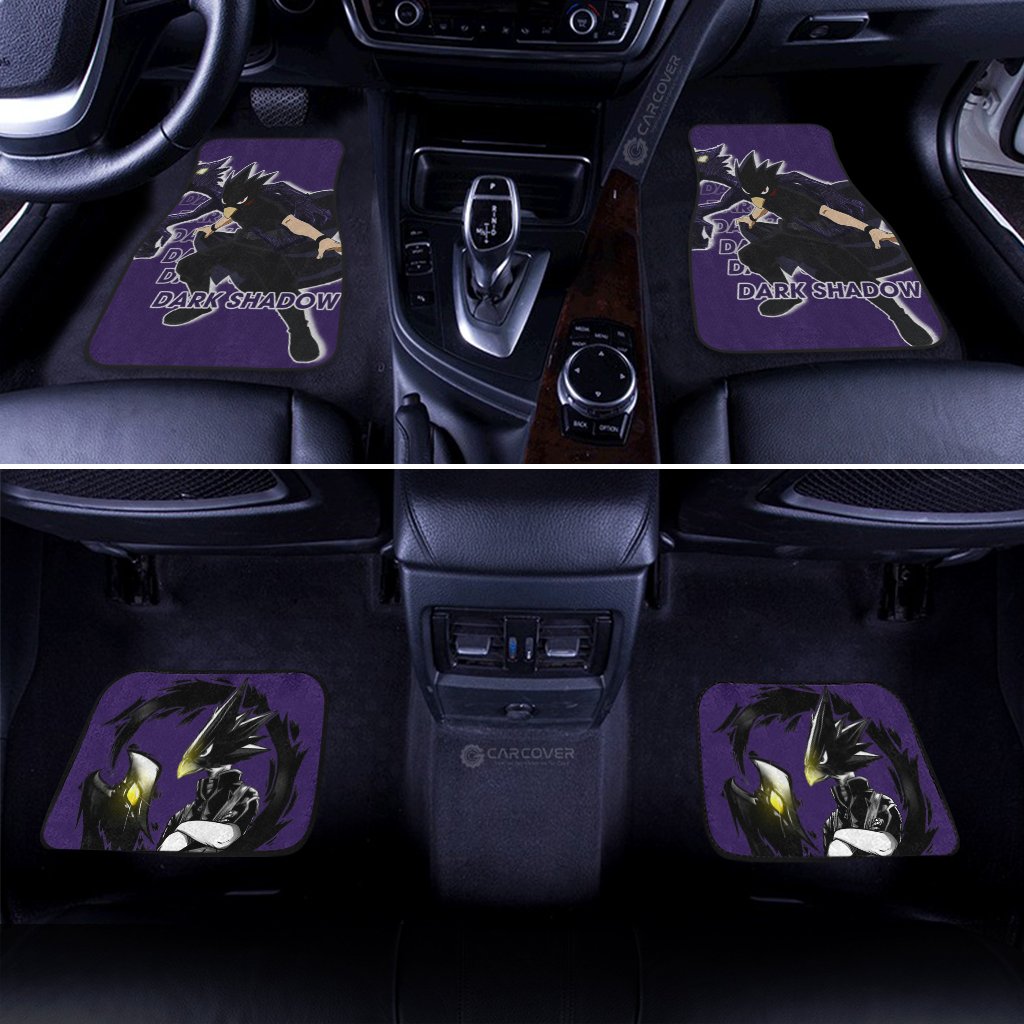 BNHA Tokoyami Car Floor Mats Custom Anime My Hero Academia Car Accessories
