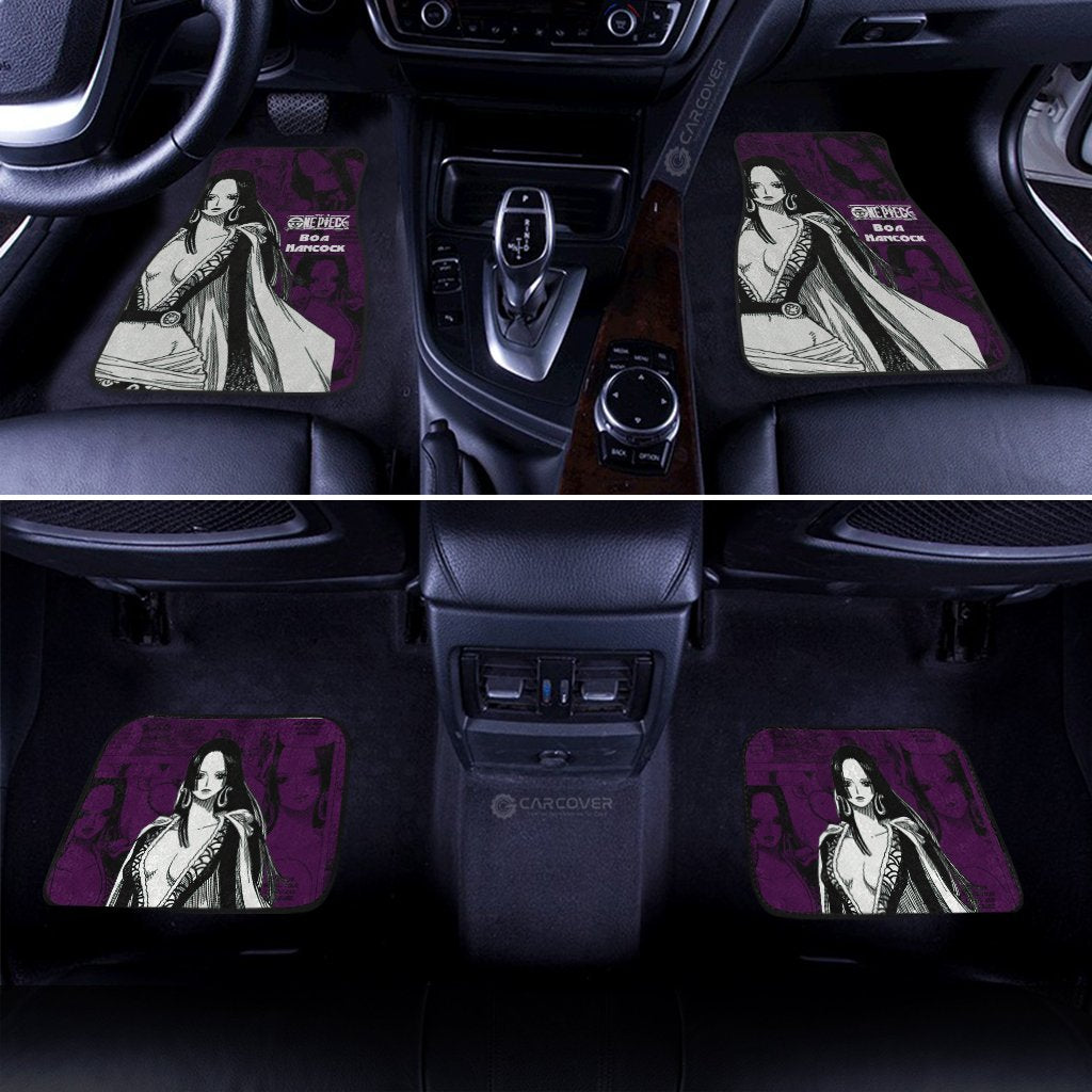 Boa Hancock Car Floor Mats Custom Anime Mix Manga One Piece Car Interior Accessories