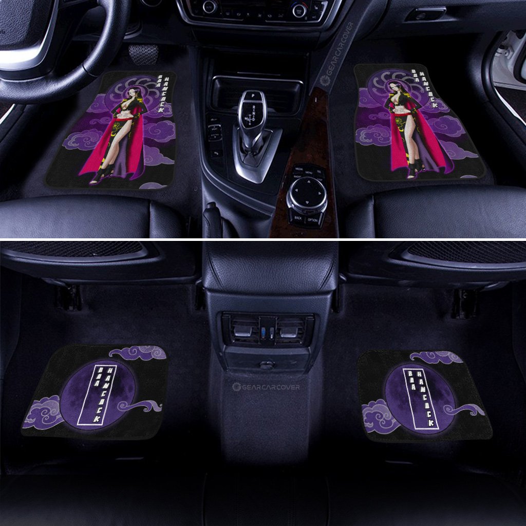 Boa Hancock Car Floor Mats Custom One Piece Anime Car Accessories Gifts For Anime Fans