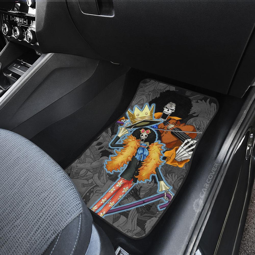Brook Car Floor Mats Custom One Piece Anime Car Interior Accessories