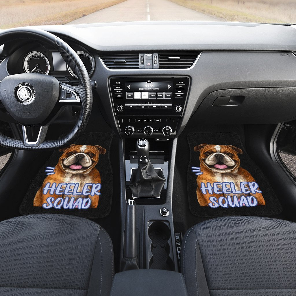 Bulldog Car Floor Mats Custom Car Accessories For Bulldog Lovers