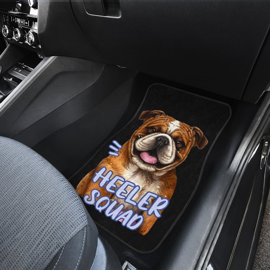 Bulldog Car Floor Mats Custom Car Accessories For Bulldog Lovers