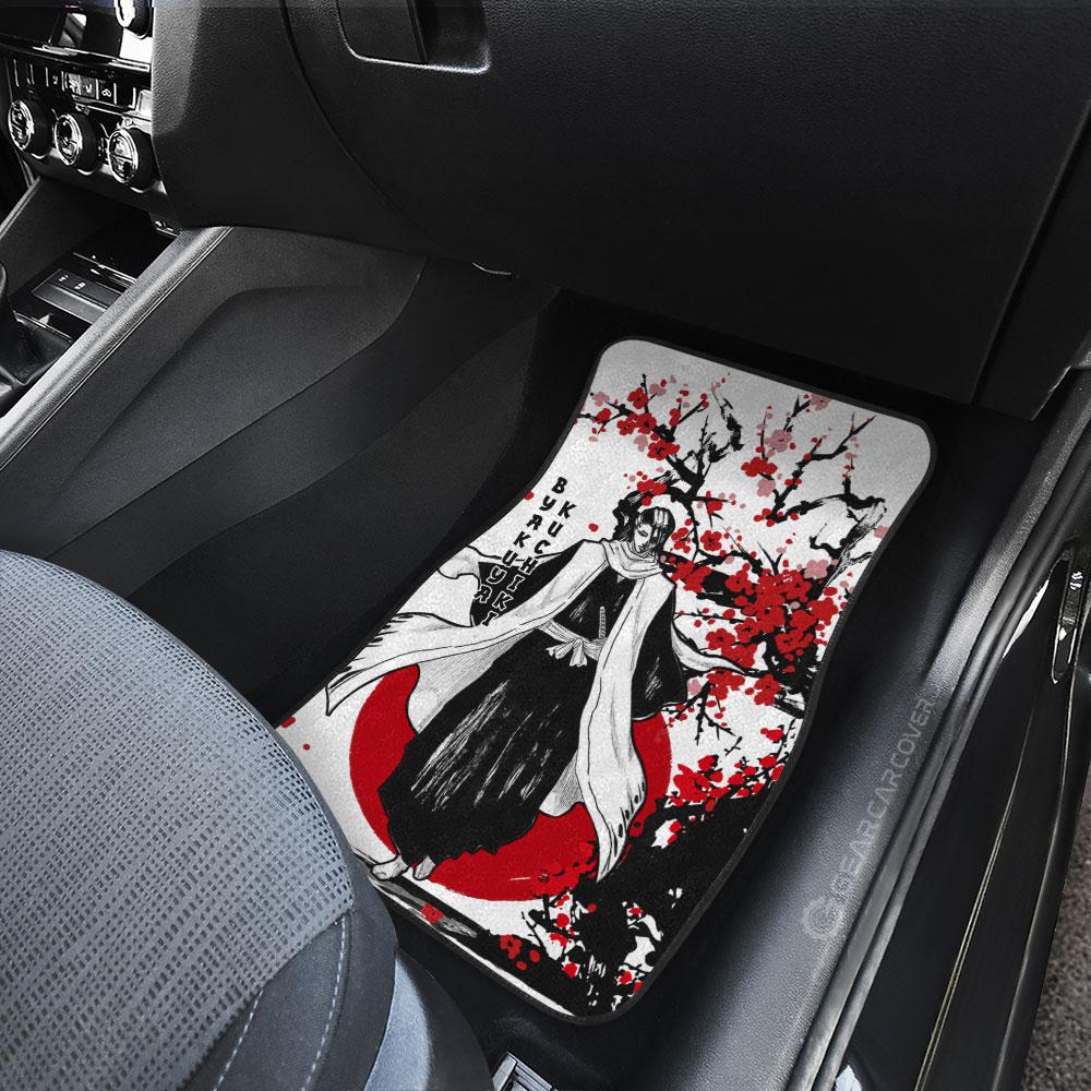 Byakuya Kuchiki Car Floor Mats Custom Japan Style Anime Bleach Car Interior Accessories