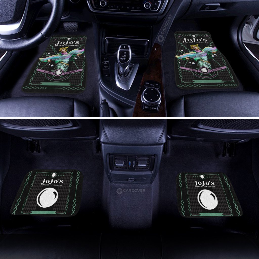 Caesar Anthonio Zeppeli Car Floor Mats Custom Anime JoJo's Bizarre Car Accessories