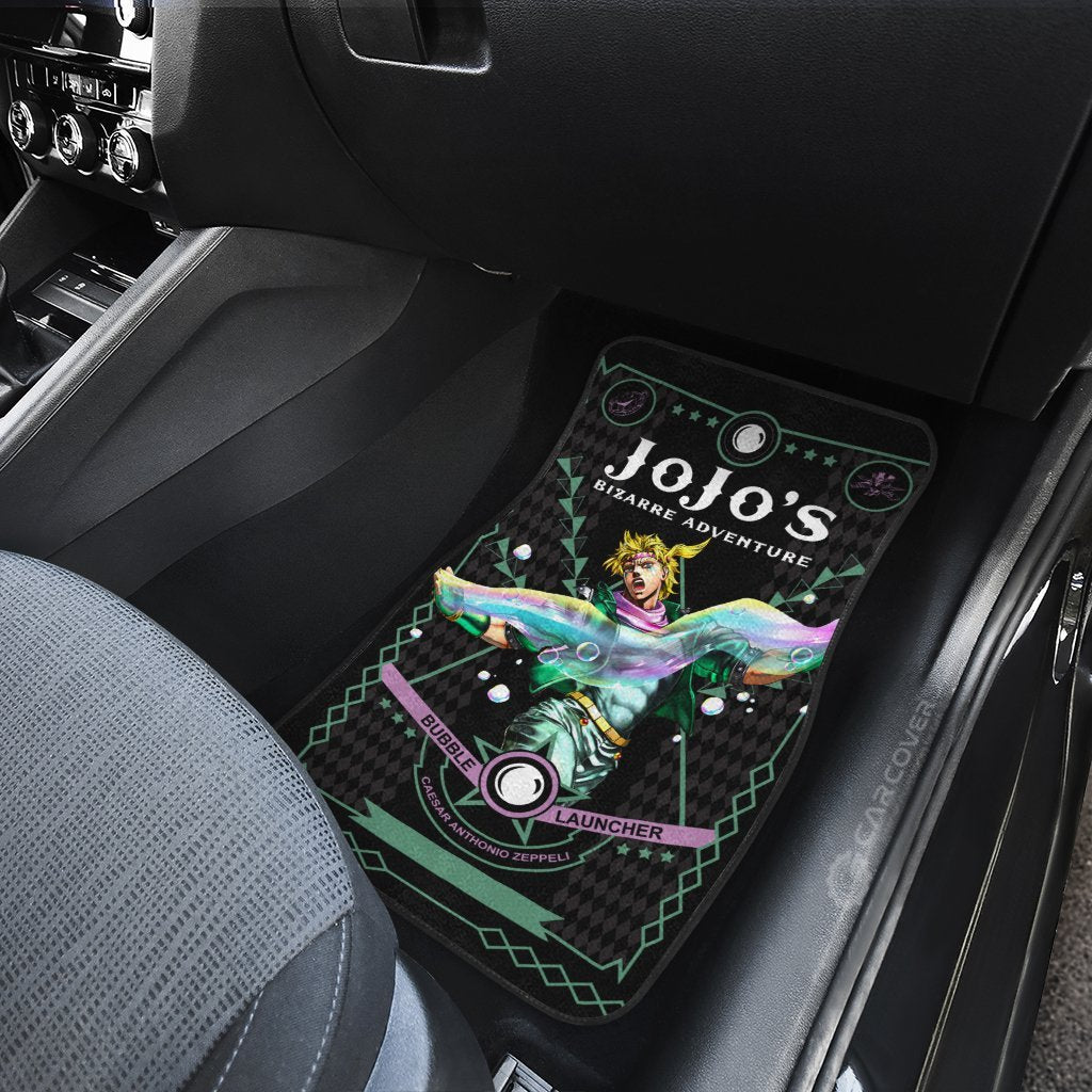 Caesar Anthonio Zeppeli Car Floor Mats Custom Anime JoJo's Bizarre Car Accessories