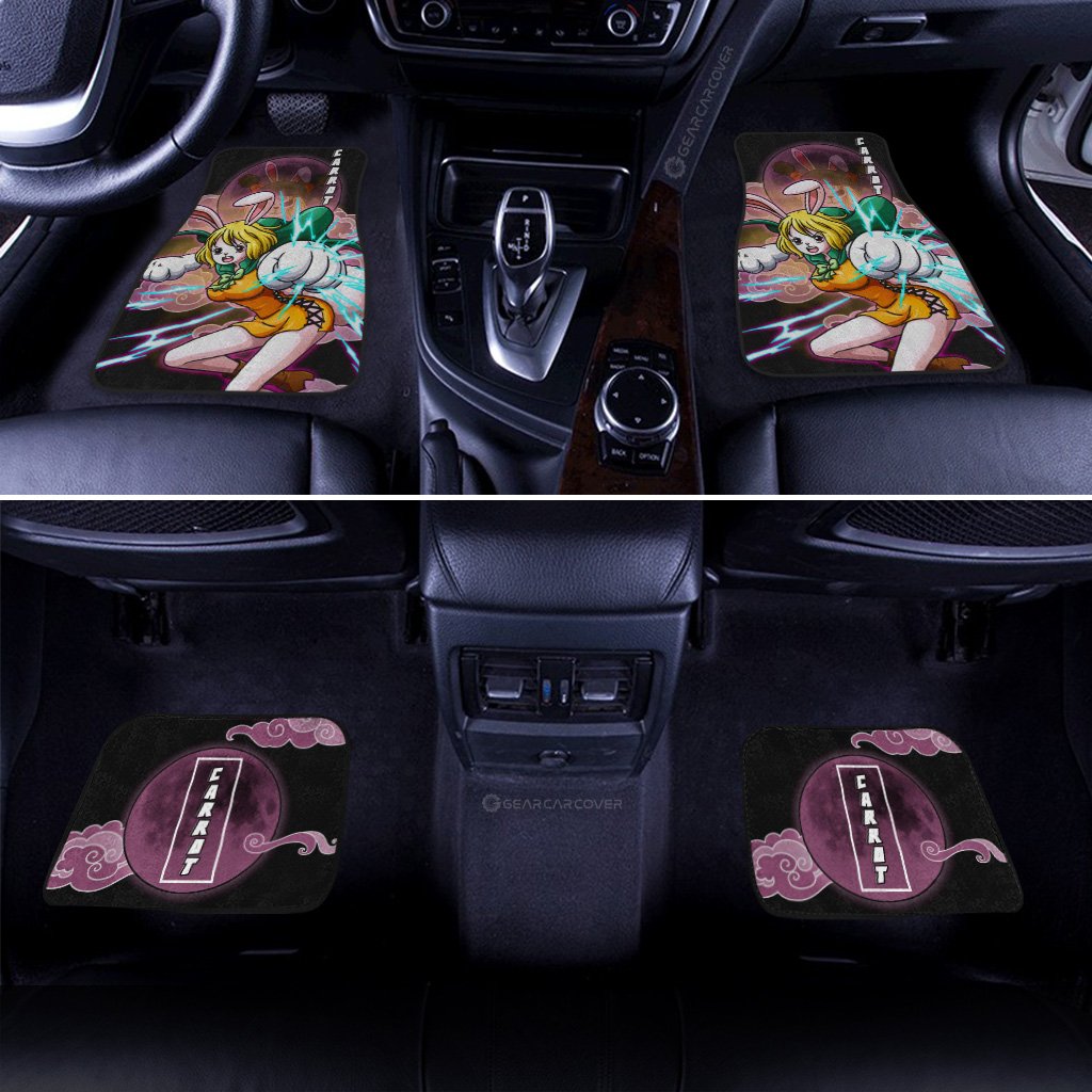 Carrot Car Floor Mats Custom One Piece Anime Car Accessories Gifts For Anime Fans