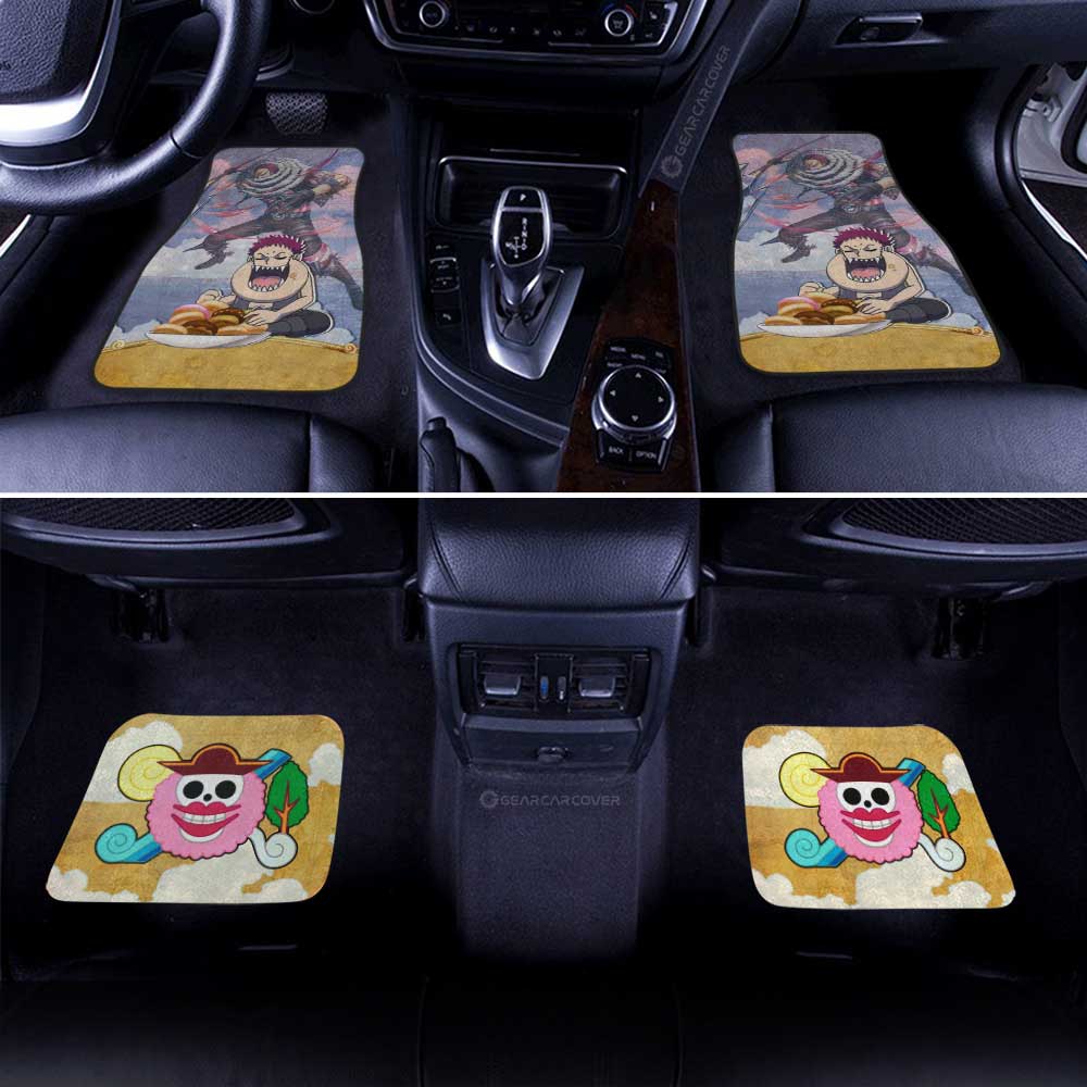 Charlotte Katakuri Car Floor Mats Custom One Piece Map Car Accessories Gifts For Anime Fans