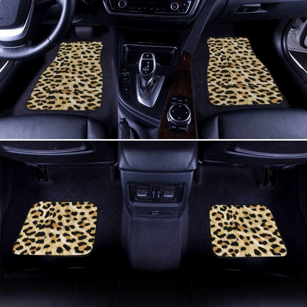 Cheetah Print Car Floor Mats Custom Car Accessories Gifts Idea