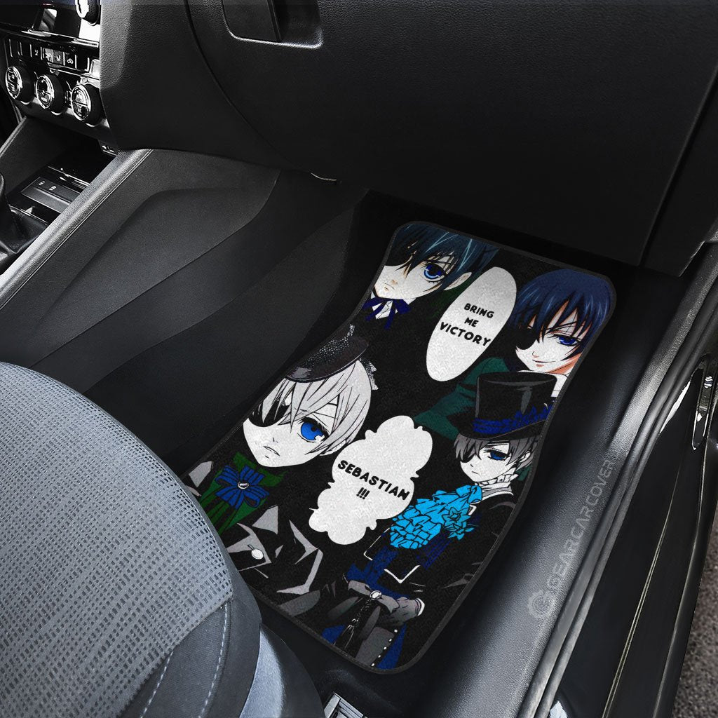 Ciel Phantomhive Car Floor Mats Custom Black Butler Anime Car Accessories