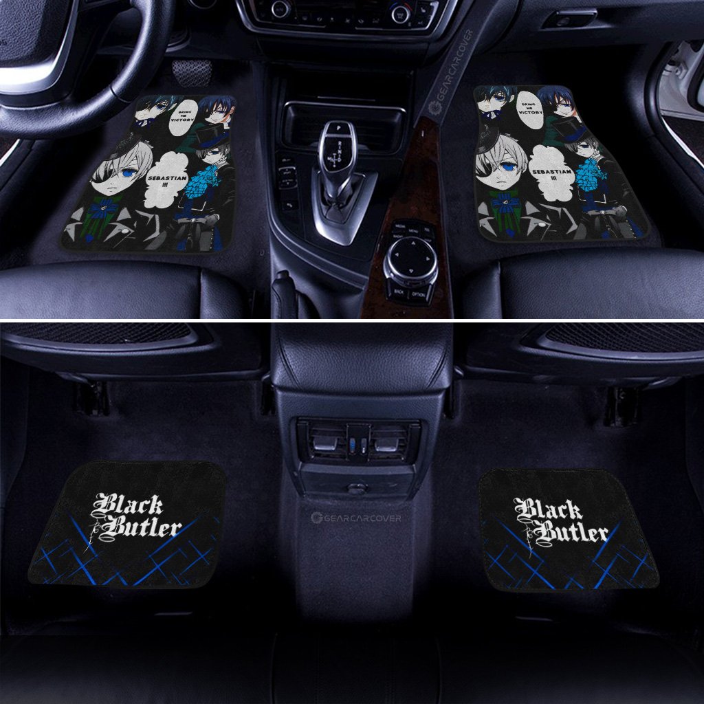 Ciel Phantomhive Car Floor Mats Custom Black Butler Anime Car Accessories
