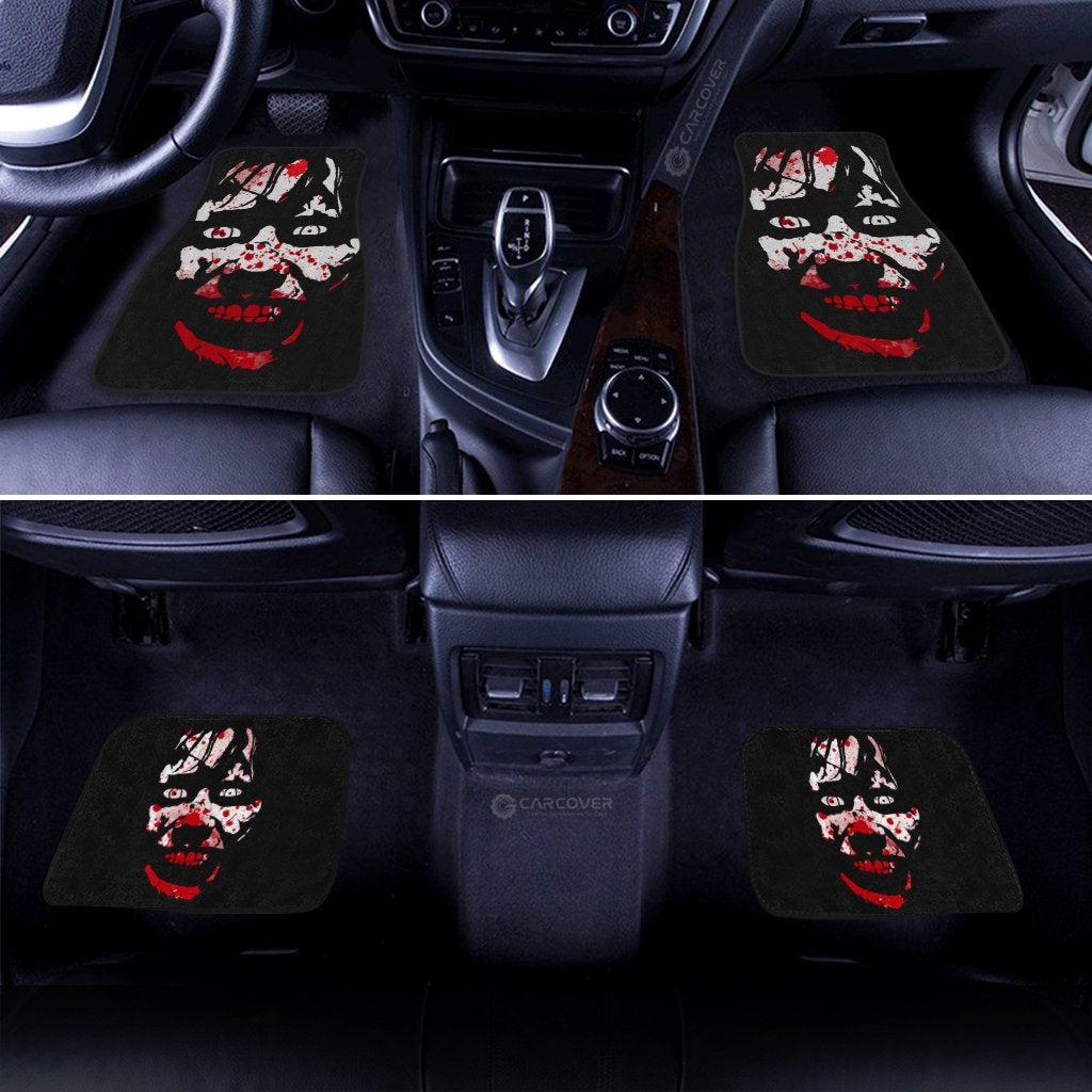 Creepy Face Car Floor Mats Custom Car Interior Accessories Halloween 2021