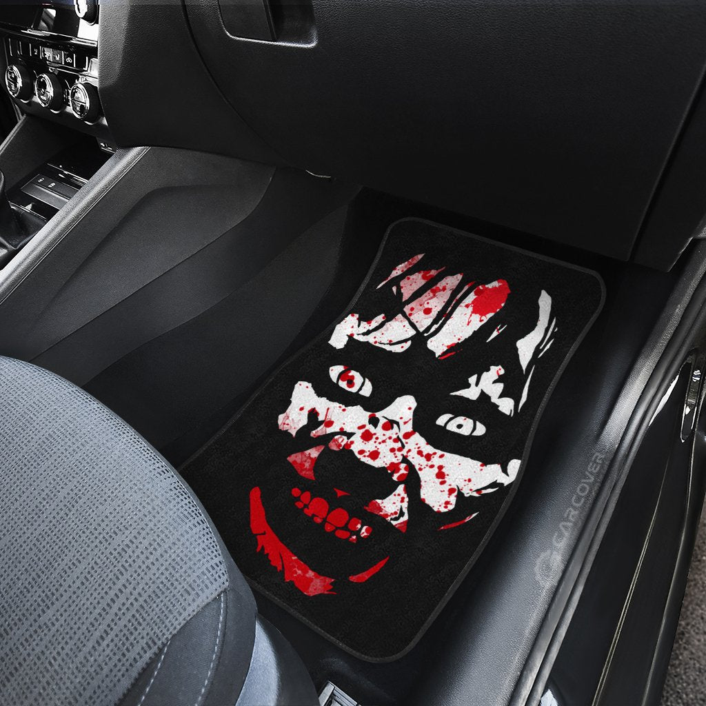 Creepy Face Car Floor Mats Custom Car Interior Accessories Halloween 2021
