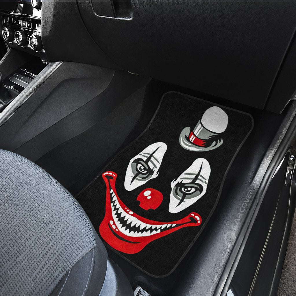 Creppy Clown Hat Car Floor Mats Custom Car Accessories Halloween Decorations
