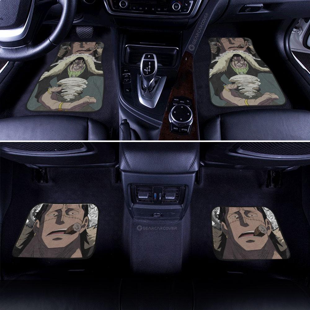 Crocodile Car Floor Mats Custom Anime One Piece Car Interior Accessories