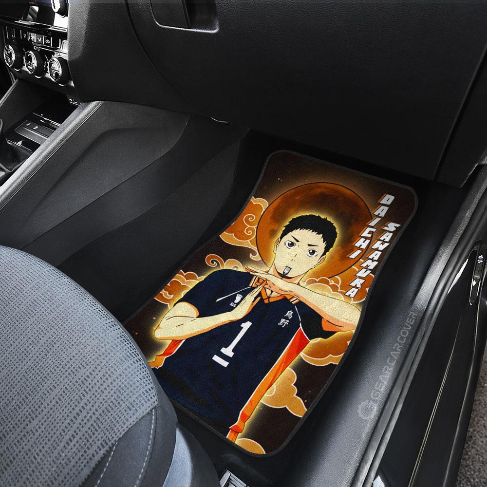 Daichi Sawamura Car Floor Mats Custom Gifts For Haikyuu Anime Fans