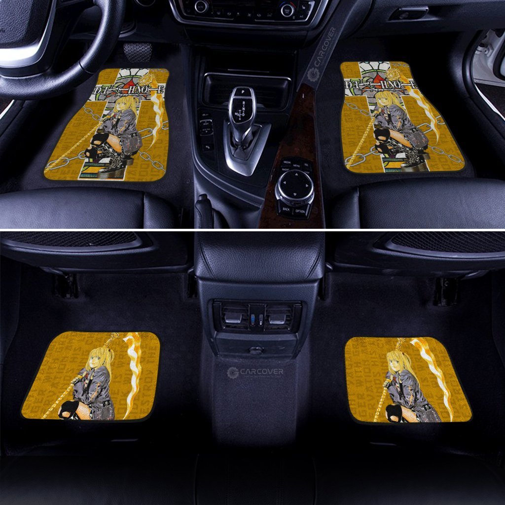 Death Note Misa Amane Car Floor Mats Custom Anime Car Accessories