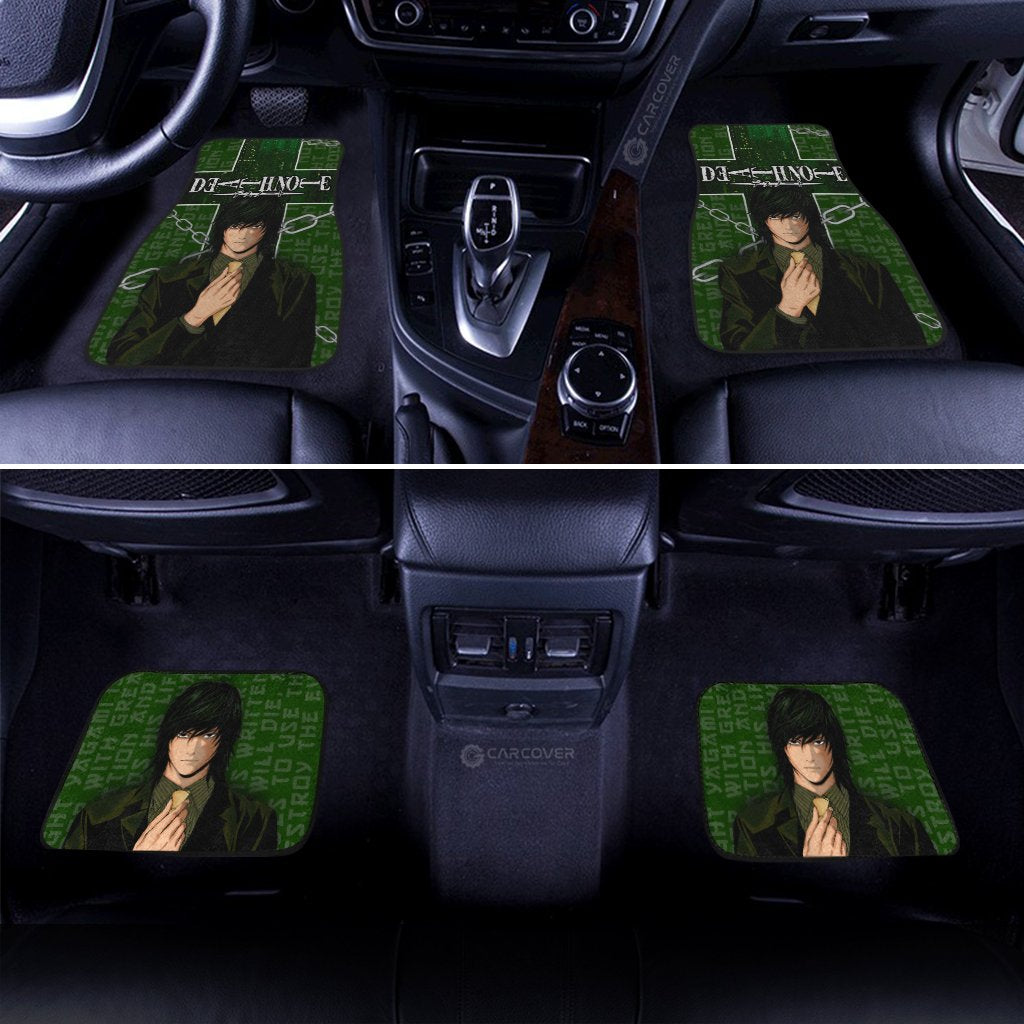 Death Note Teru Mikami Car Floor Mats Custom Anime Car Accessories