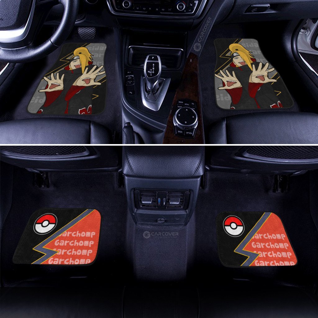 Deidara Car Floor Mats Custom Akatsuki Members Anime Car Accessories