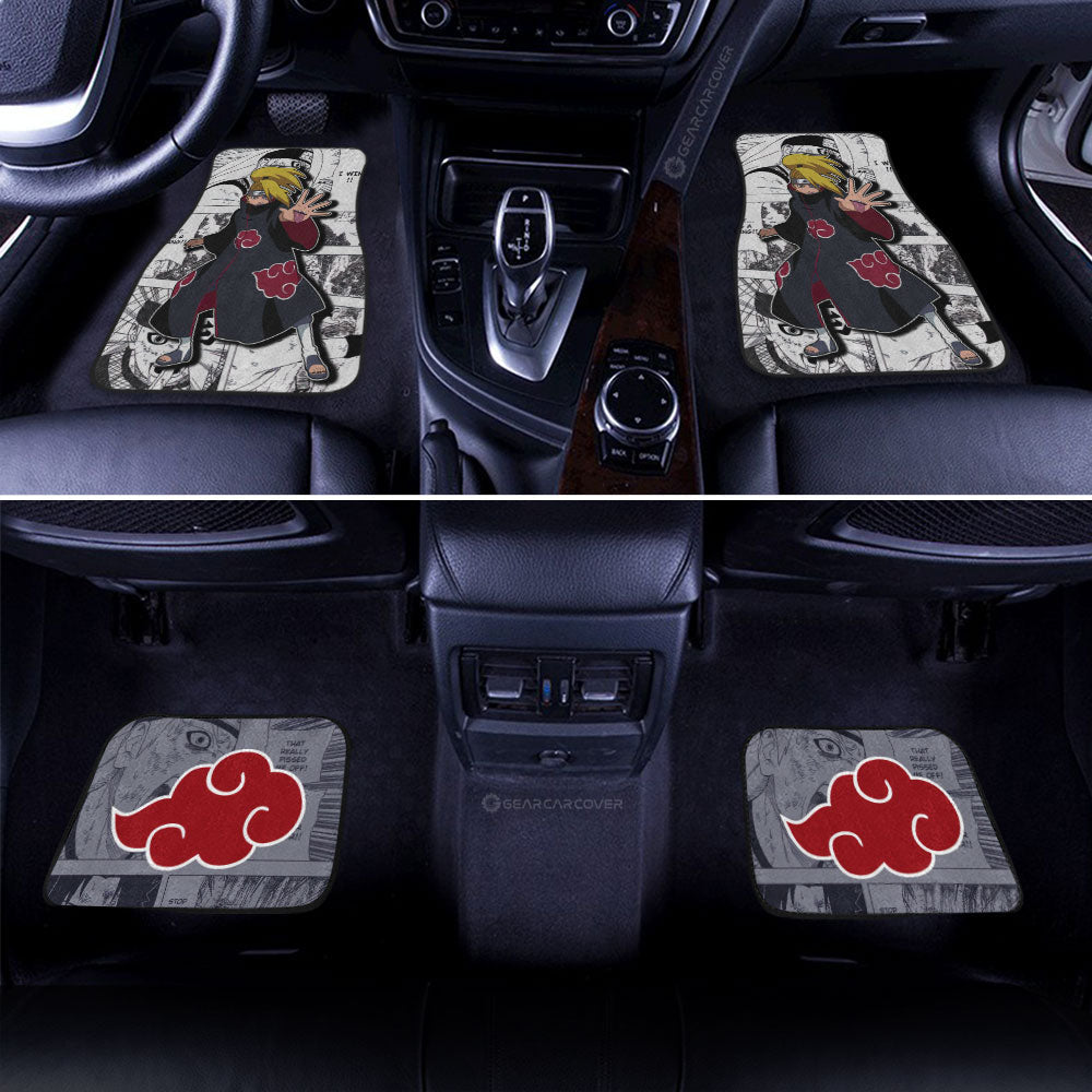 Deidara Car Floor Mats Custom Naruto Anime Car Accessories Mix Manga