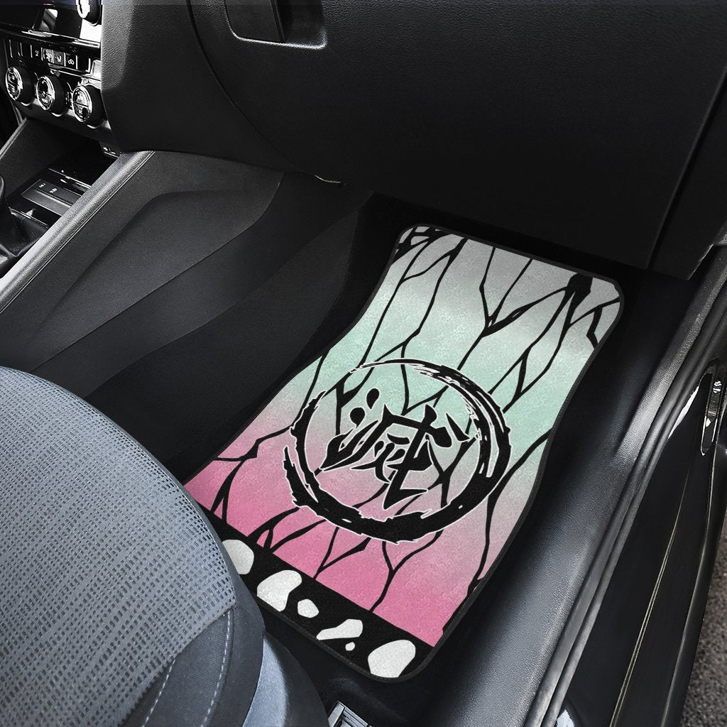 Demon Slayer Shinobu Kocho Car Mats Custom Uniform Anime Car Accessories