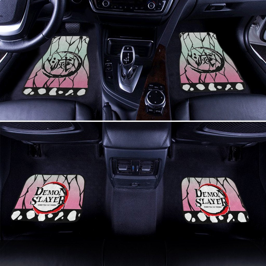 Demon Slayer Shinobu Kocho Car Mats Custom Uniform Anime Car Accessories